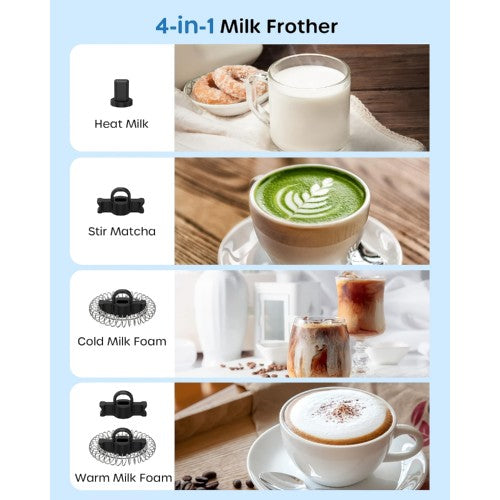240pcs ECOWELL Automatic Milk Frother, 8.1oz/240 ml Stainless Steel Electric Hot and Cold Foam Frother for Latte, Macchiato, Cappuccinos(Pallet) 240pcs ECOWELL Automatic Milk Frother, 8.1oz/240 ml Stainless Steel Electric Hot and Cold Foam Frother for Latte, Macchiato, Cappuccinos(Pallet)